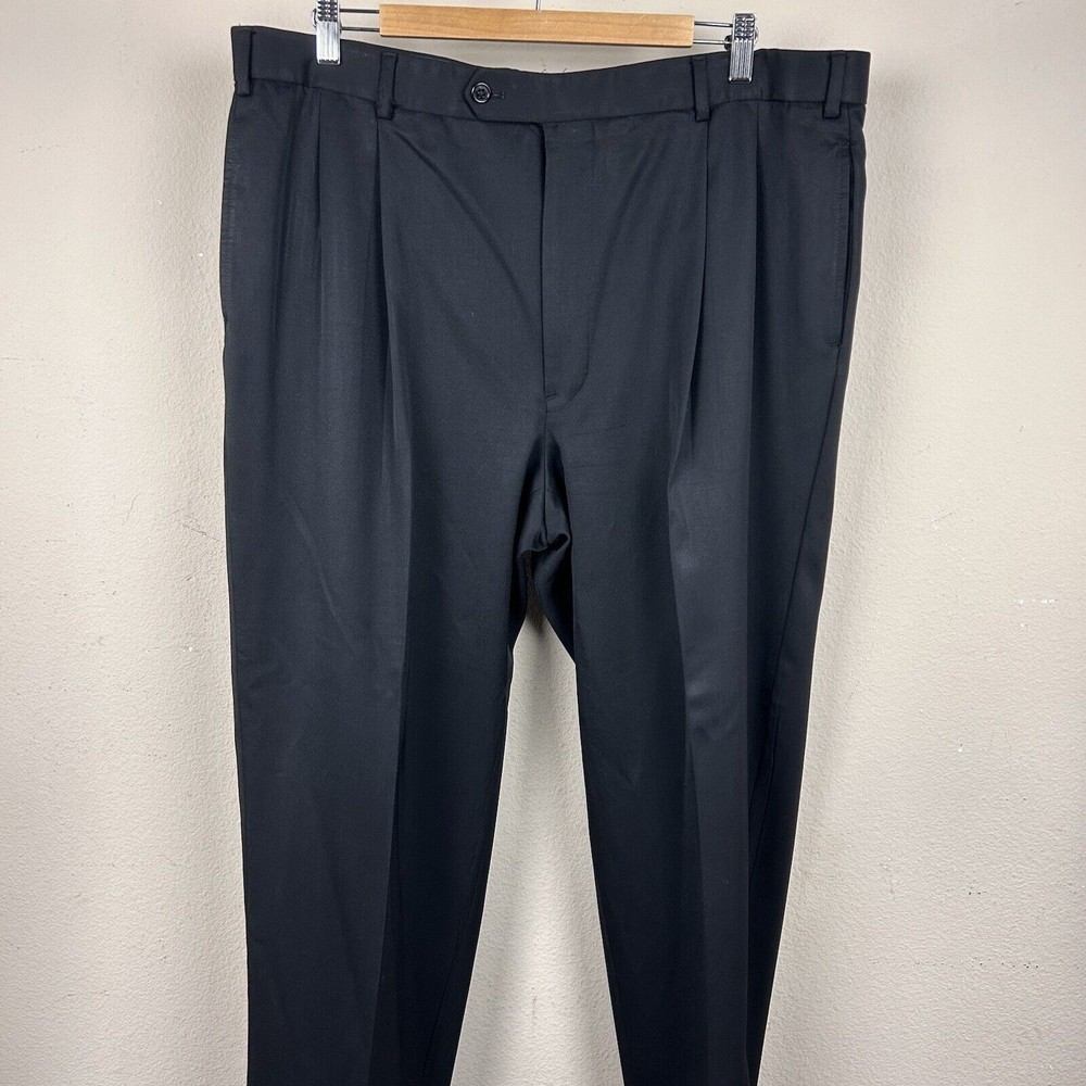 Brooks Brothers Men's Black Wool Pants 40W/32L - Picture 5 of 6
